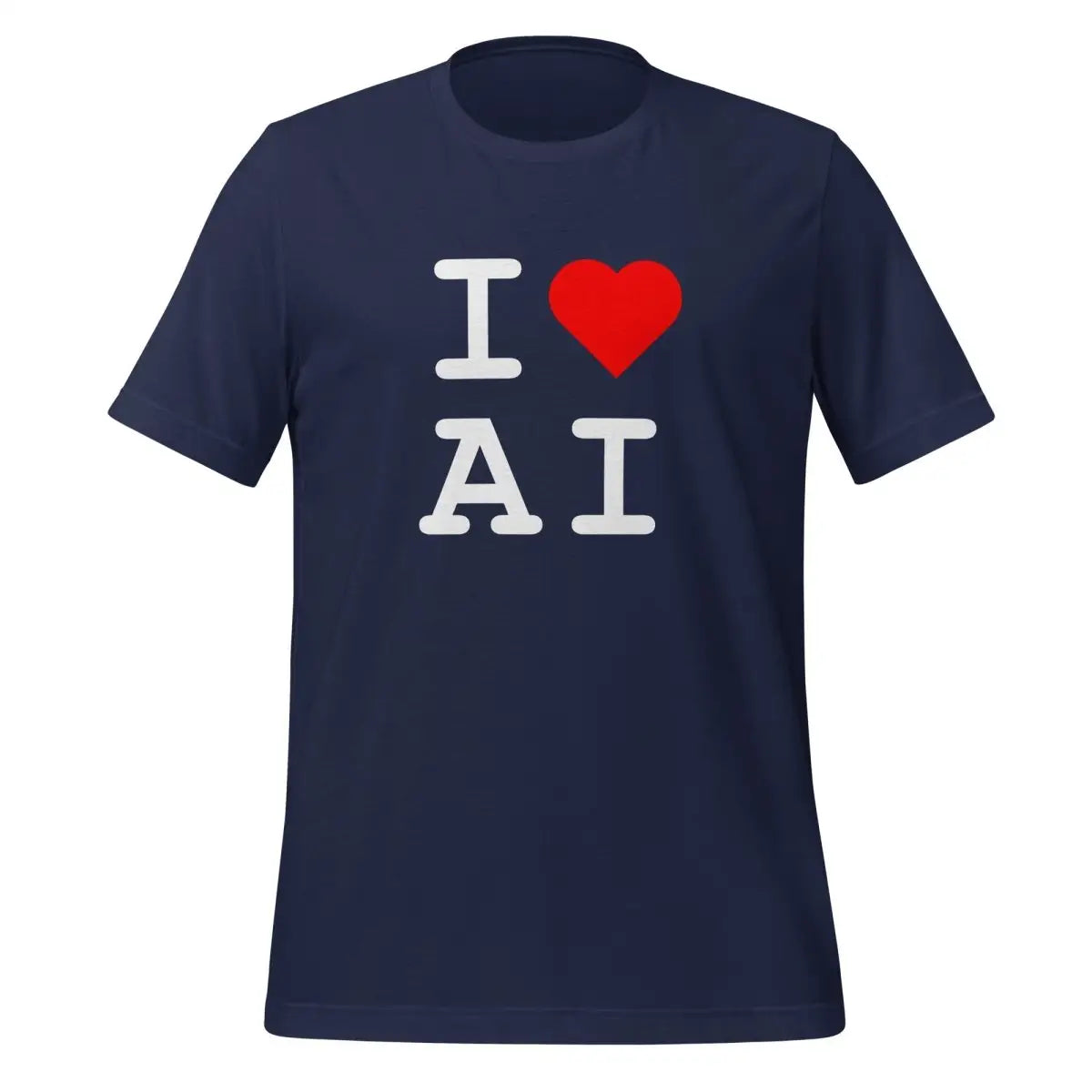 I Heart AI T-Shirt 1 (unisex) - Navy / M