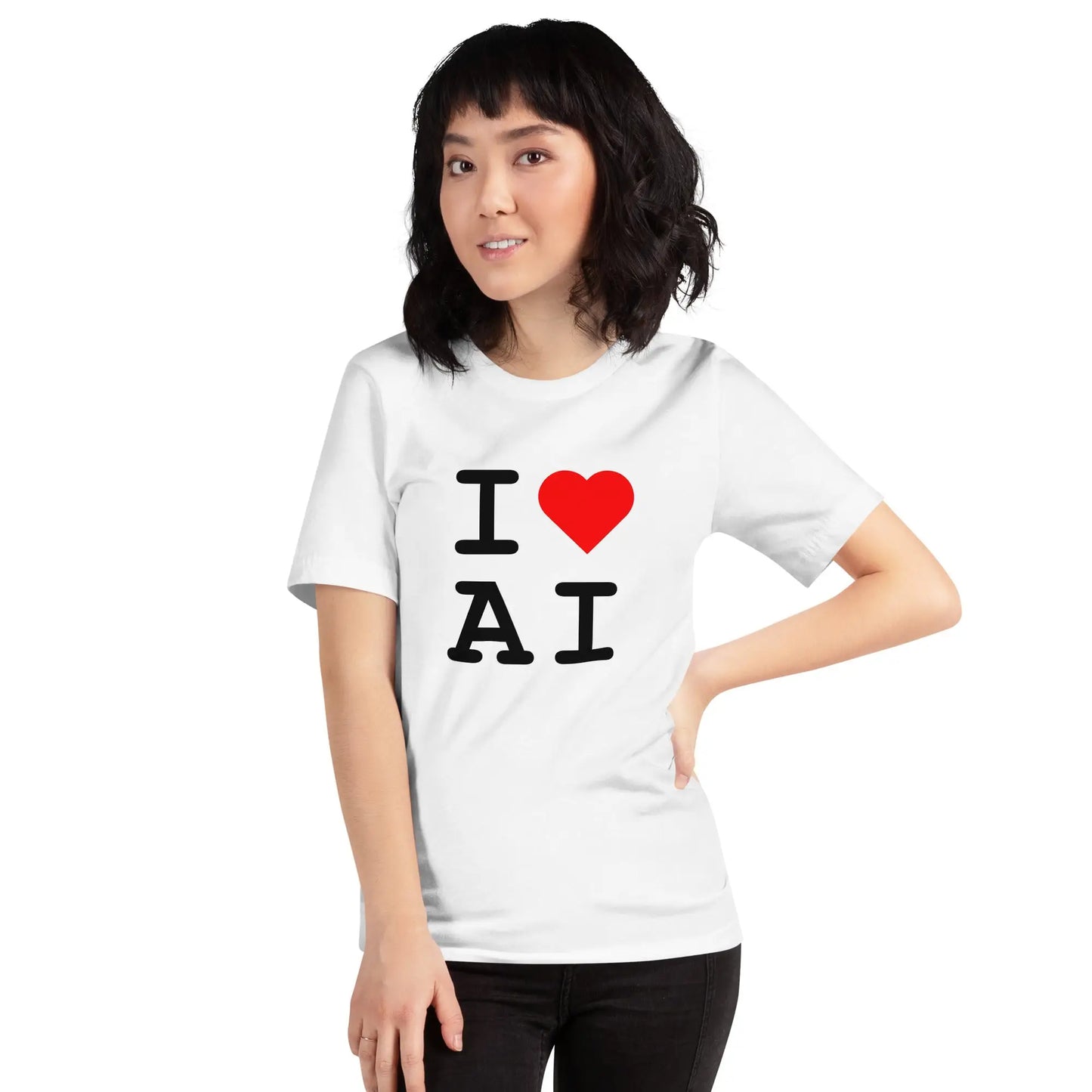 I Heart AI T-Shirt 2 (unisex)