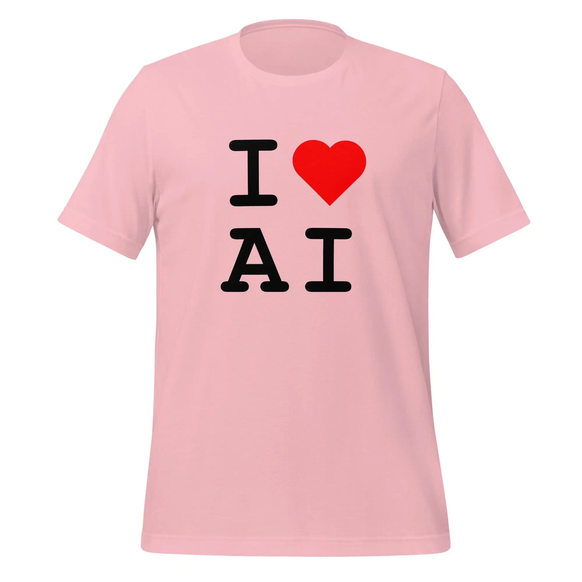 I Heart AI T-Shirt 2 (unisex) - Pink / M