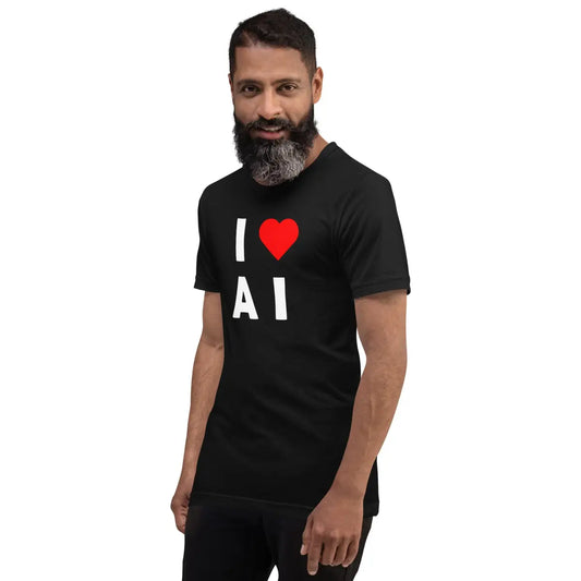 The i Heart Ai T-shirt 3 (unisex).