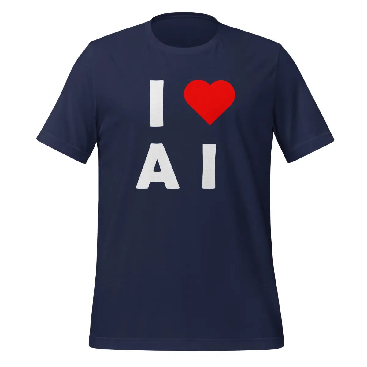 I Heart AI T-Shirt 3 (unisex) - Navy / M