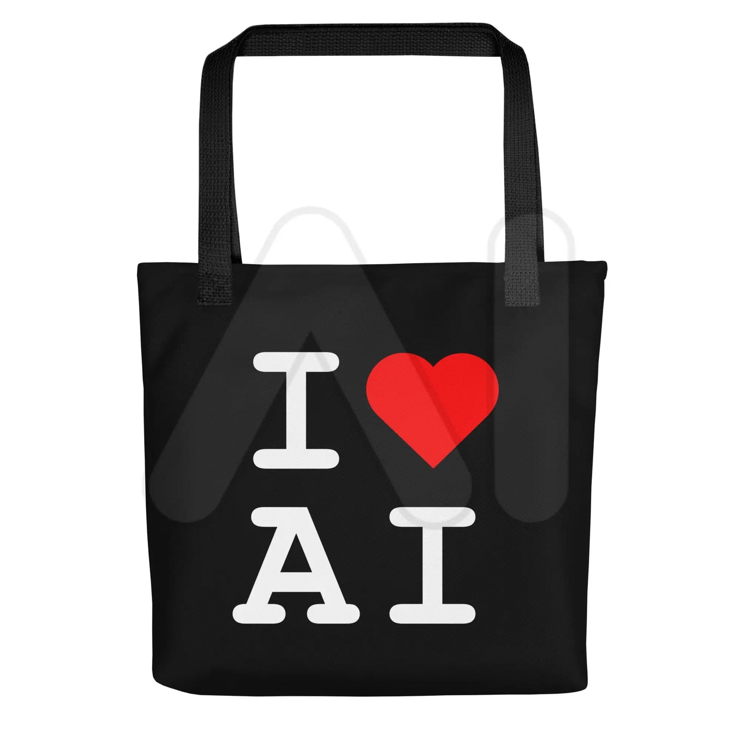 I Heart AI Tote Bag 1