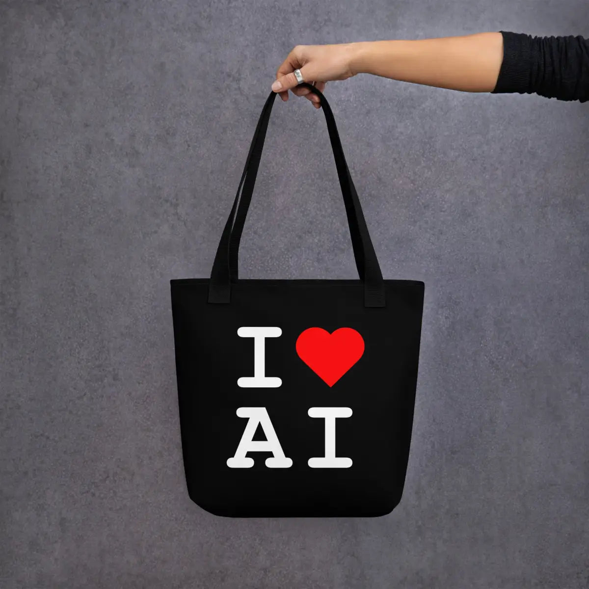 I Heart AI Tote Bag 1