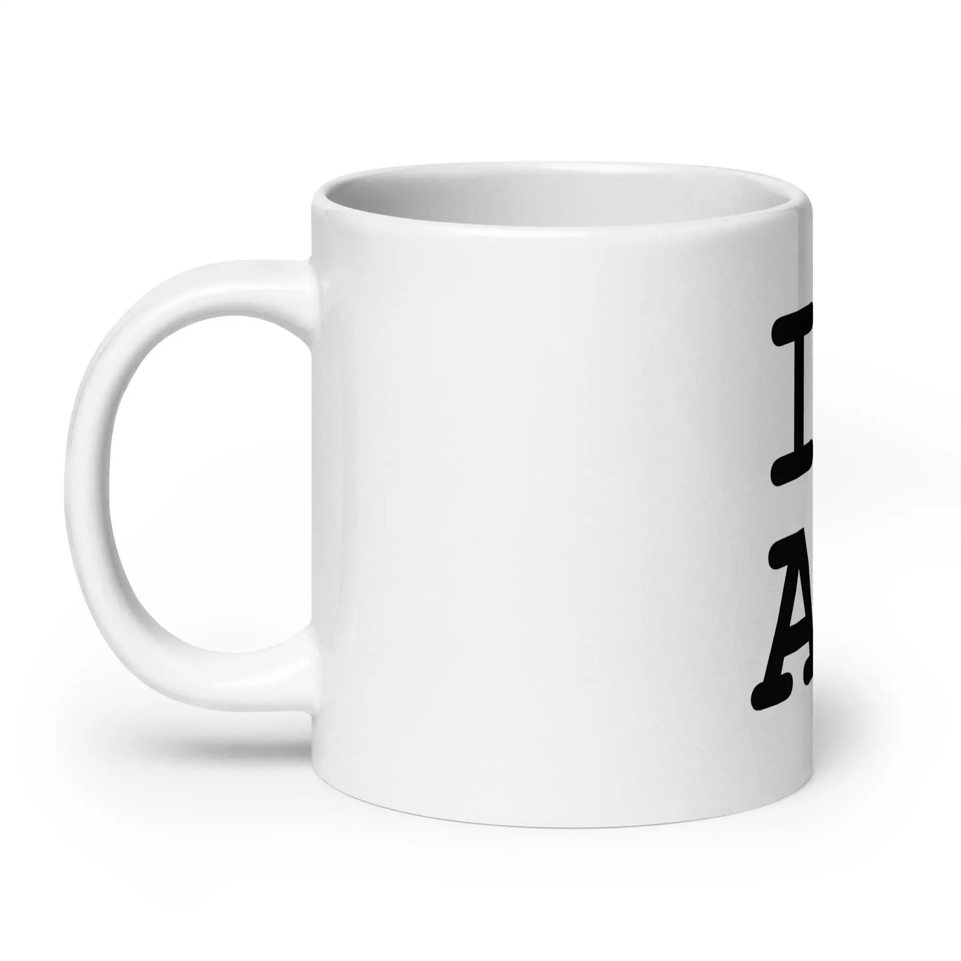 I Heart AI White Glossy Mug