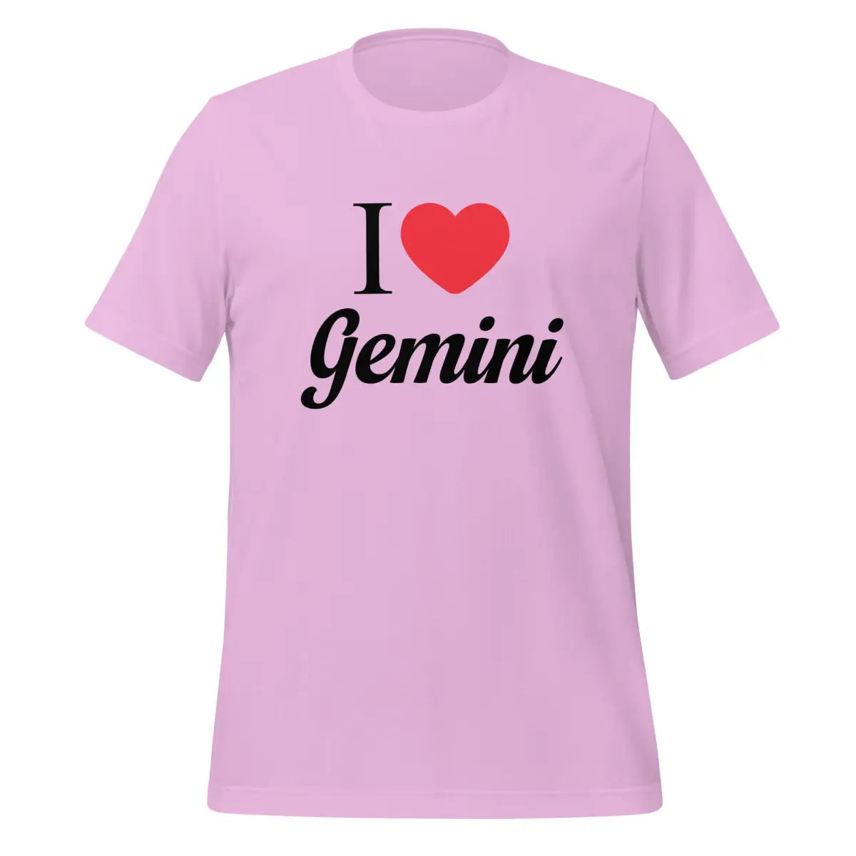 I Heart Gemini T-Shirt (unisex) - Lilac / M