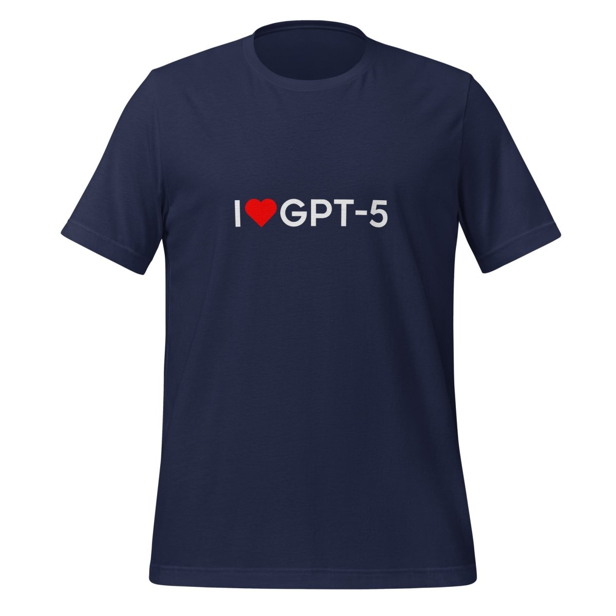 I Heart GPT - 5 T - Shirt (unisex) - Navy - AI Store