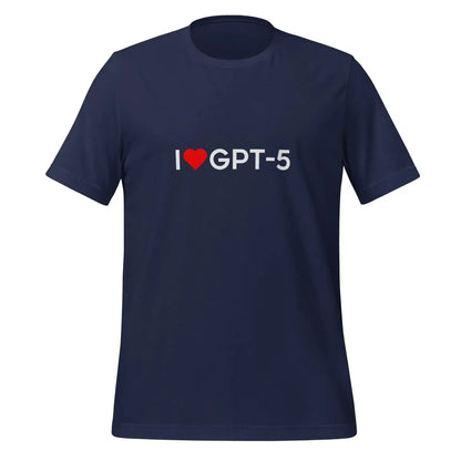 I Heart GPT-5 T-Shirt (unisex) - Navy / M