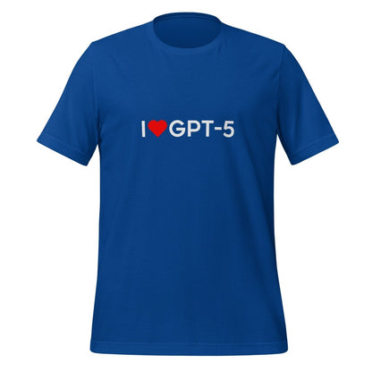 I Heart GPT - 5 T - Shirt (unisex) - True Royal - AI Store