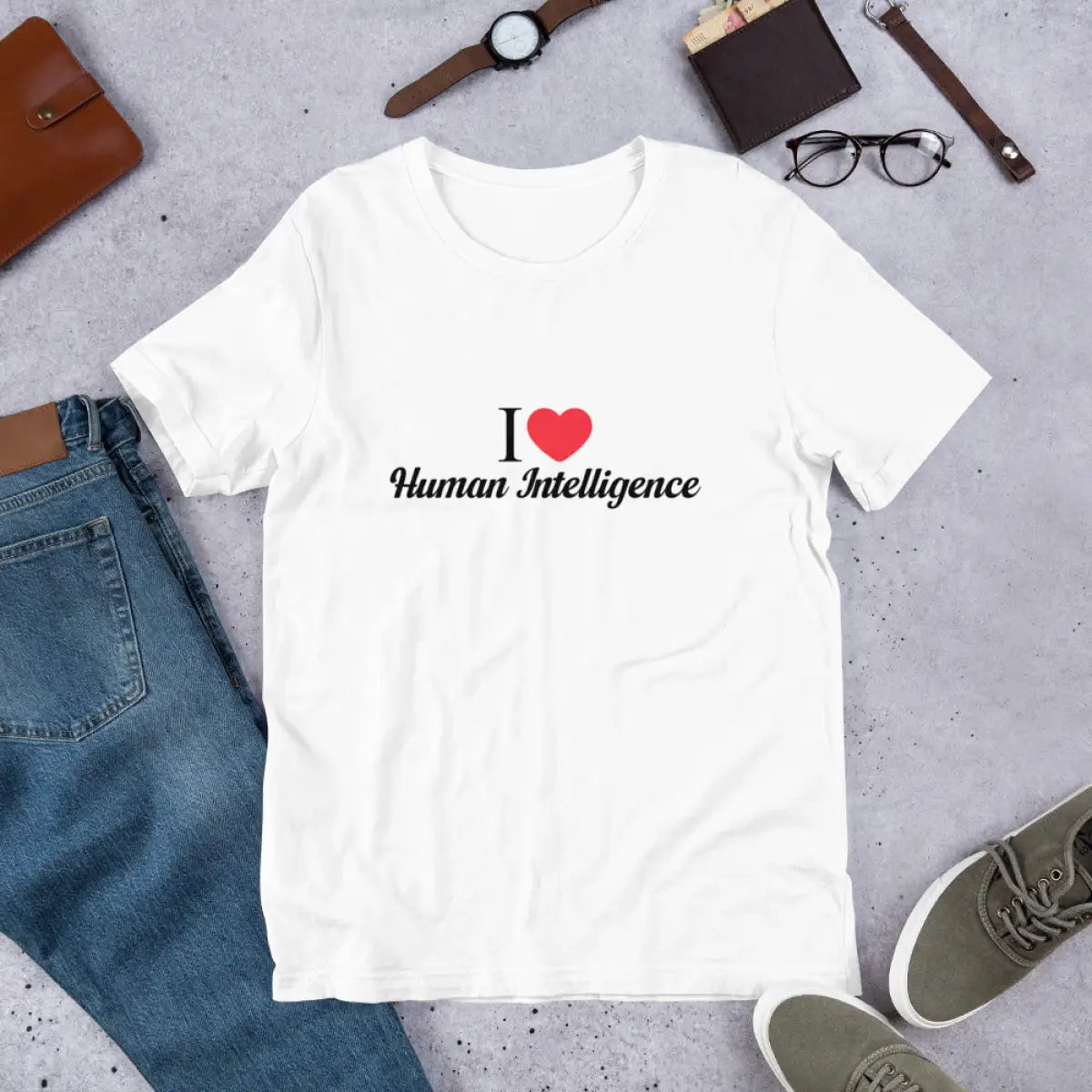 I Heart Human Intelligence T-Shirt (unisex)