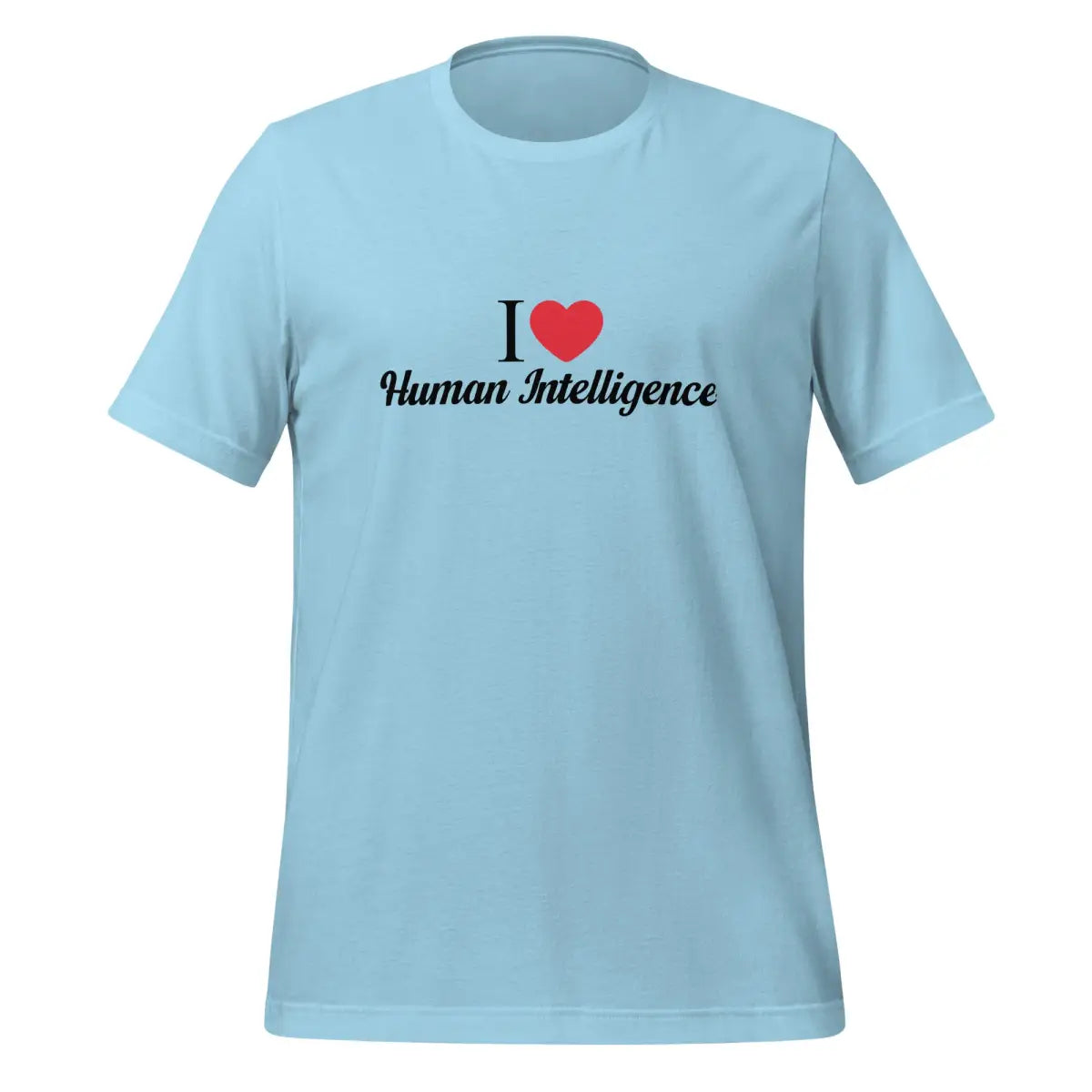 I Heart Human Intelligence T-Shirt (unisex) - Ocean Blue / M