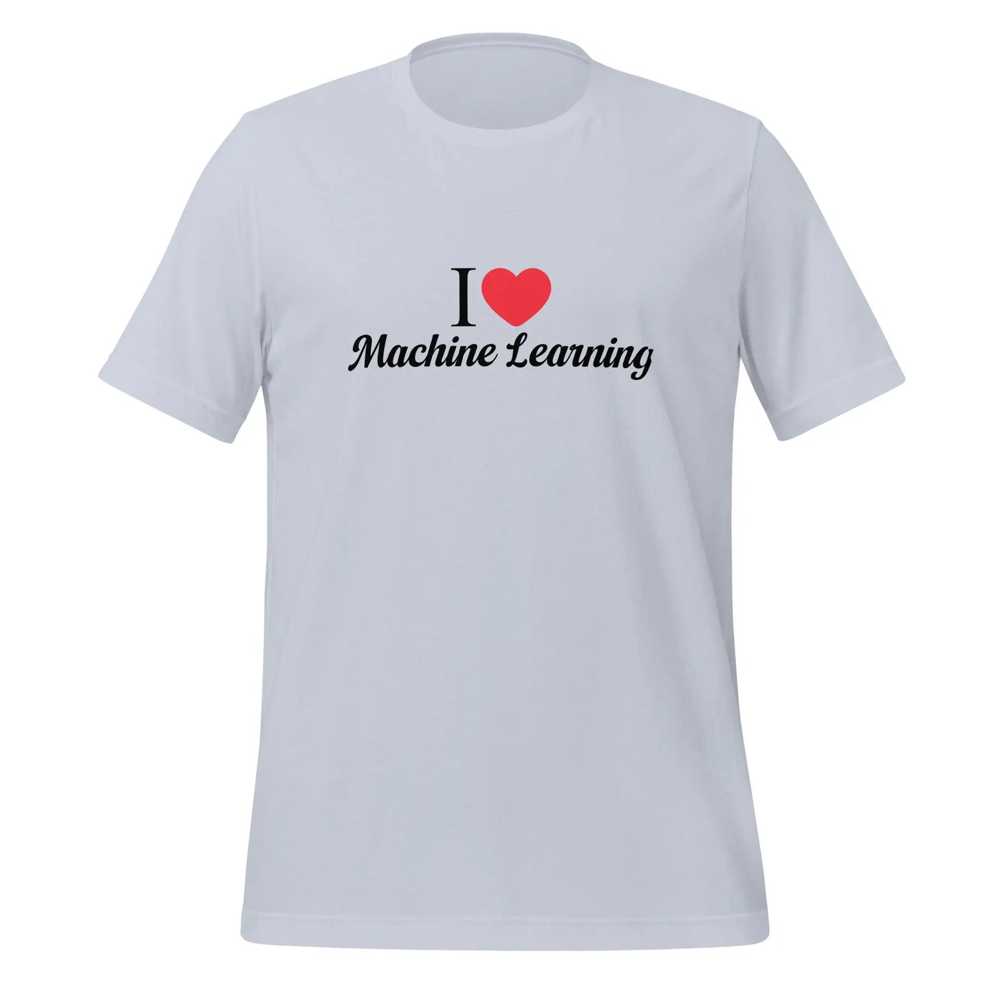 I Heart Machine Learning T-Shirt 3 (unisex) - Light Blue / M