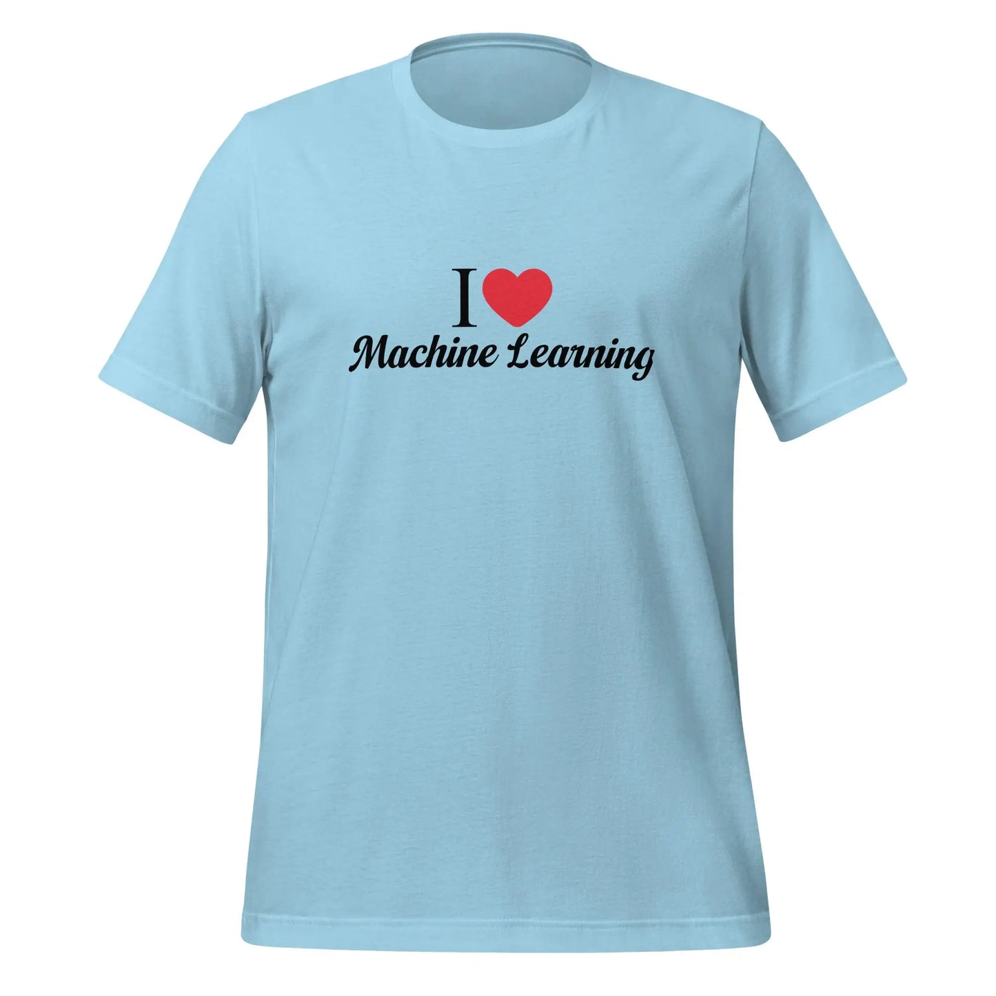 I Heart Machine Learning T-Shirt 3 (unisex) - Ocean Blue / M