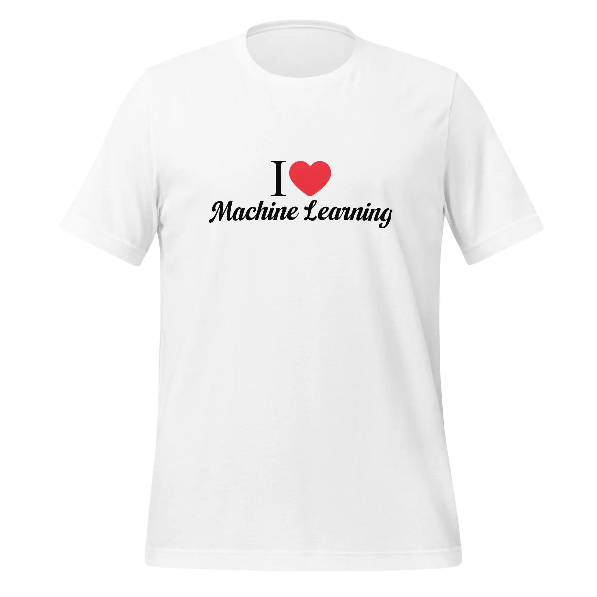 I Heart Machine Learning T-Shirt 3 (unisex) - White / M