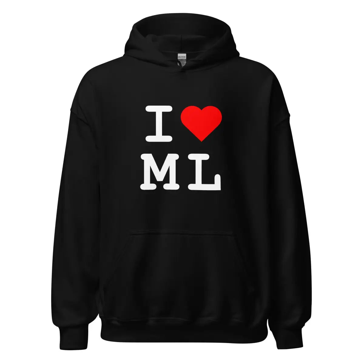 I Heart ML Hoodie (unisex) - Black / M