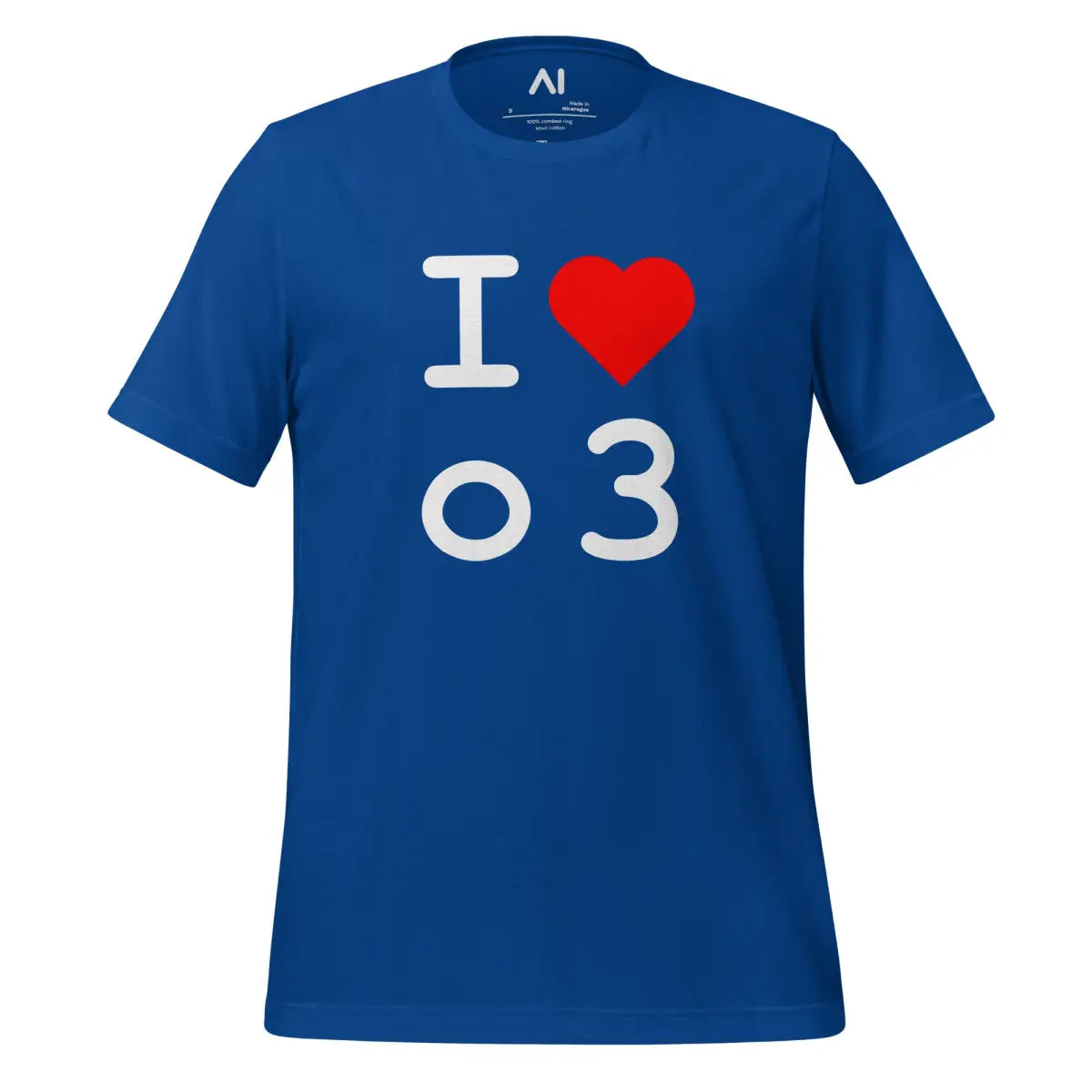 I Heart o3 T-Shirt (unisex) - True Royal / M