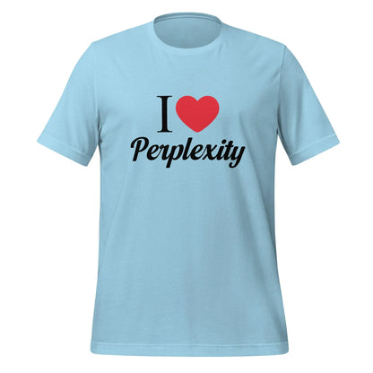 I Heart Perplexity T-Shirt (unisex) - Ocean Blue / M