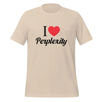 I Heart Perplexity T-Shirt (unisex) - Soft Cream / M