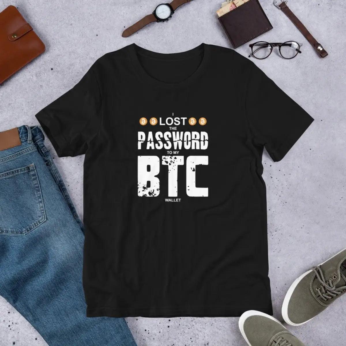 I Lost the Password to my Bitcoin Wallet T-Shirt (unisex)