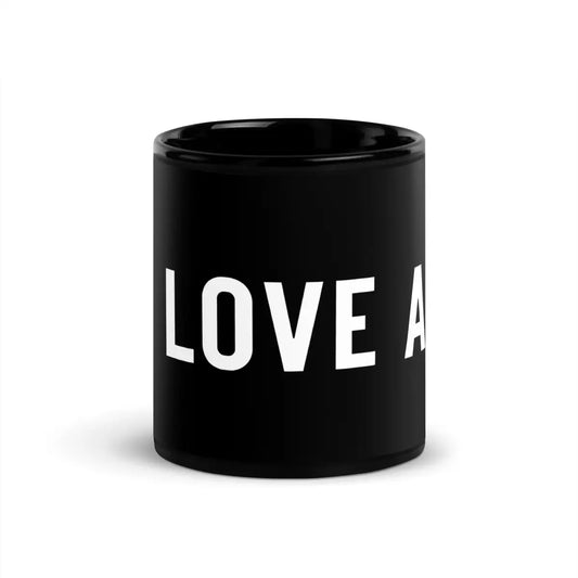 The i Love Ai Black Glossy Mug 2 11 Oz.