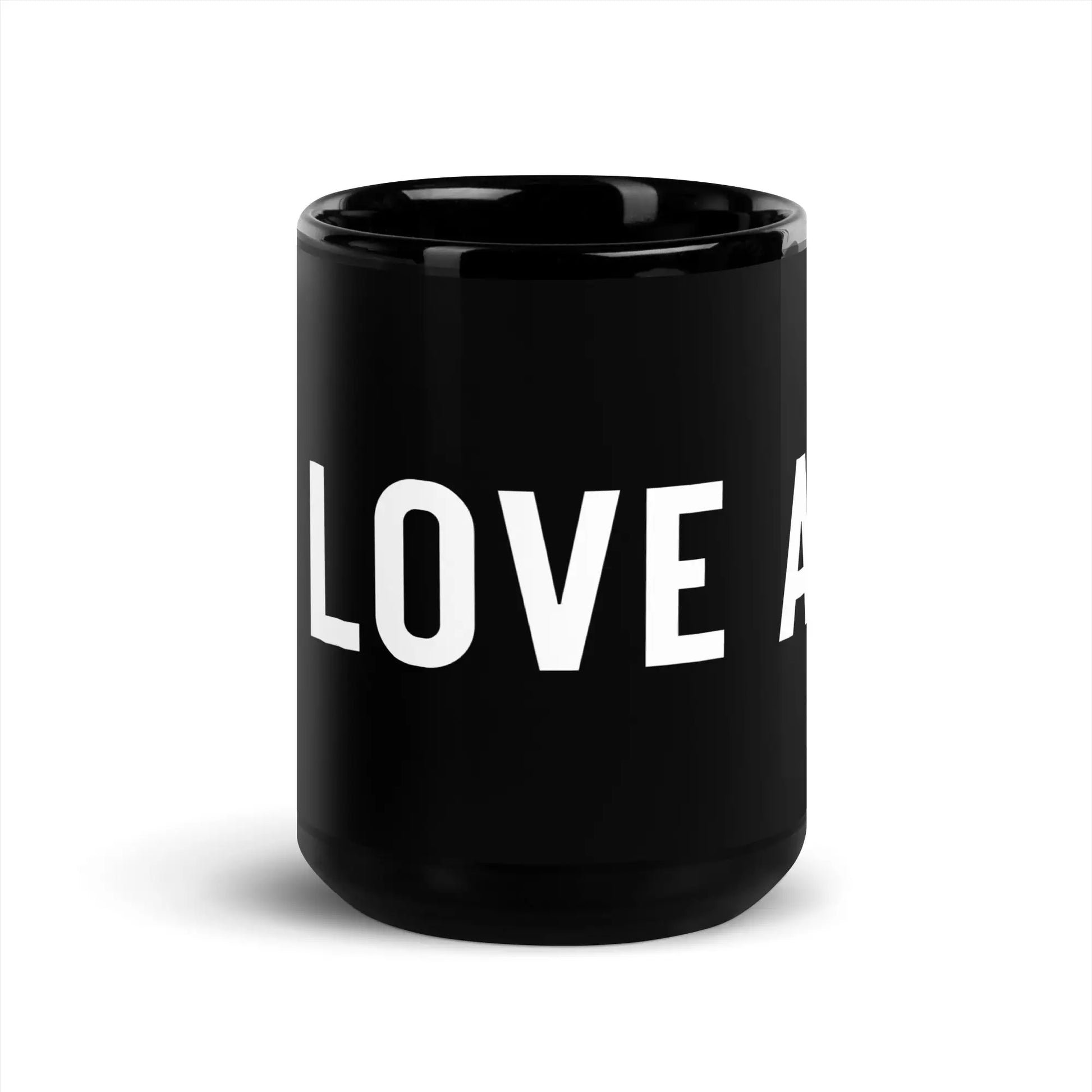 I LOVE AI Black Glossy Mug 2 - 15 oz