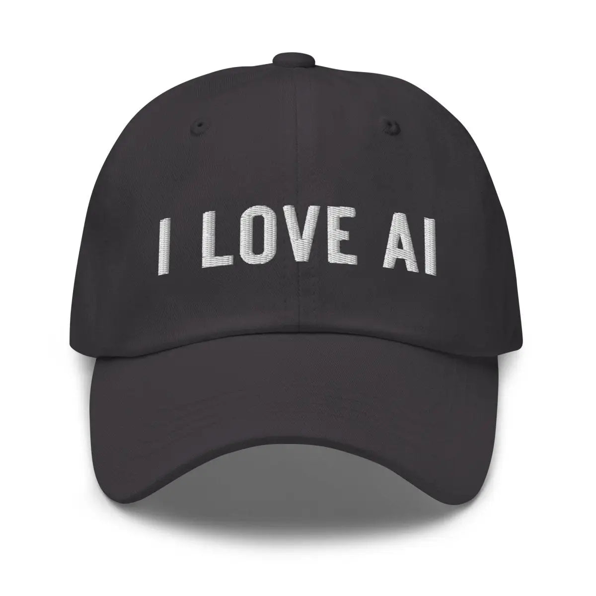 I LOVE AI Cap 2 - Dark Grey