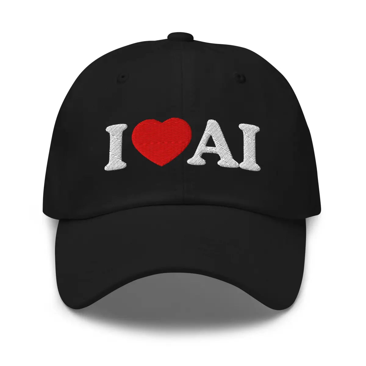 I Love AI Cap - Black