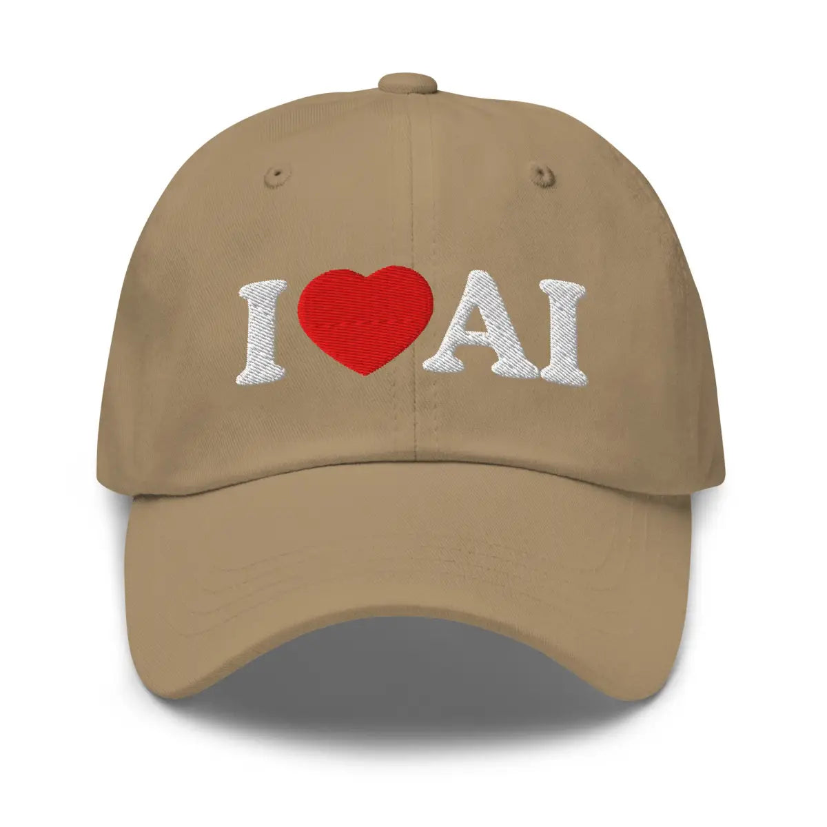 I Love AI Cap - Khaki