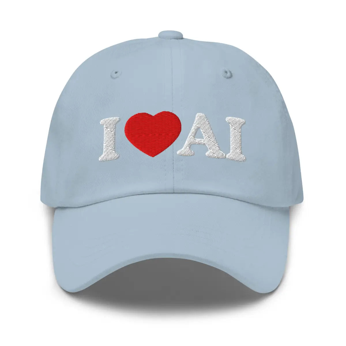 I Love AI Cap - Light Blue