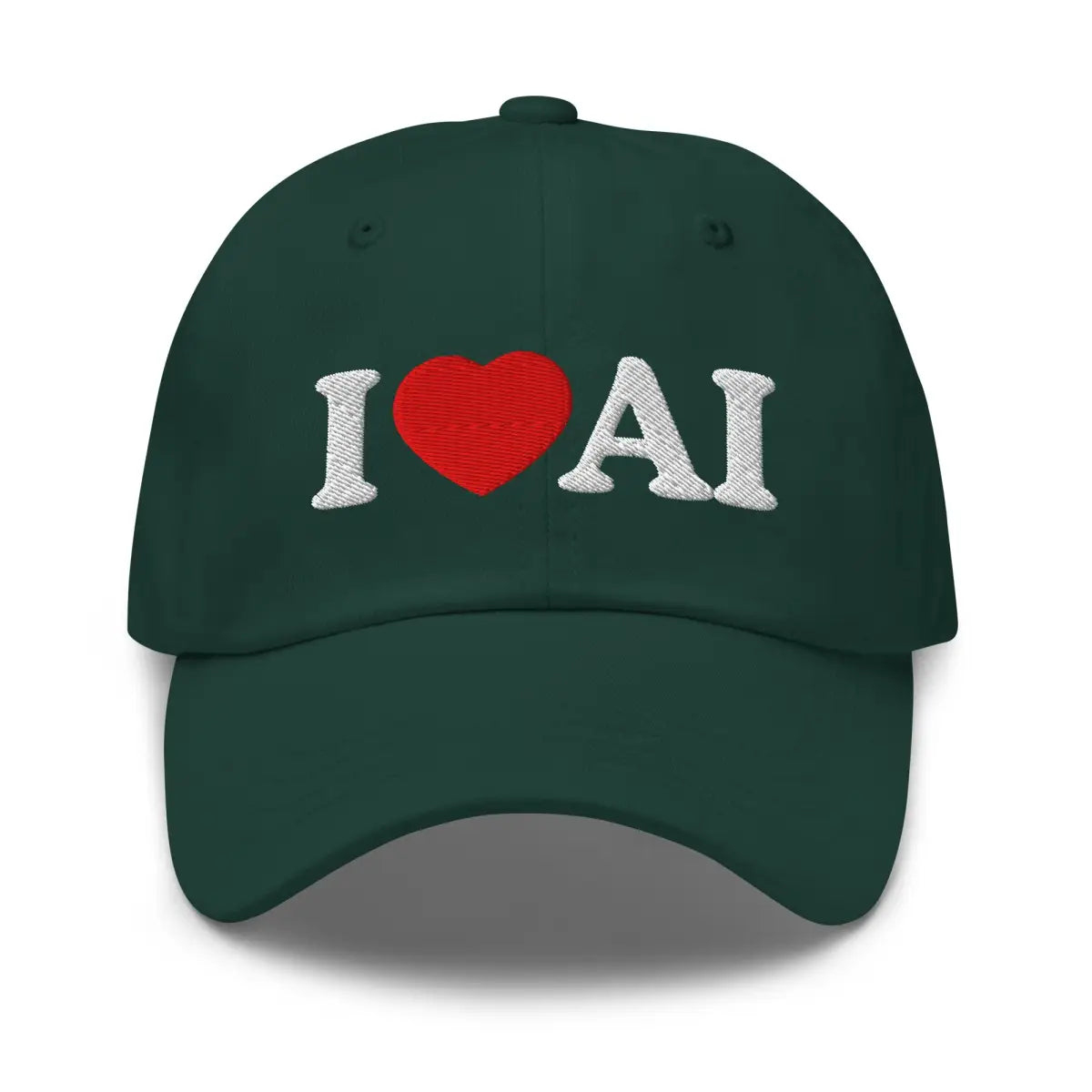 I Love AI Cap - Spruce