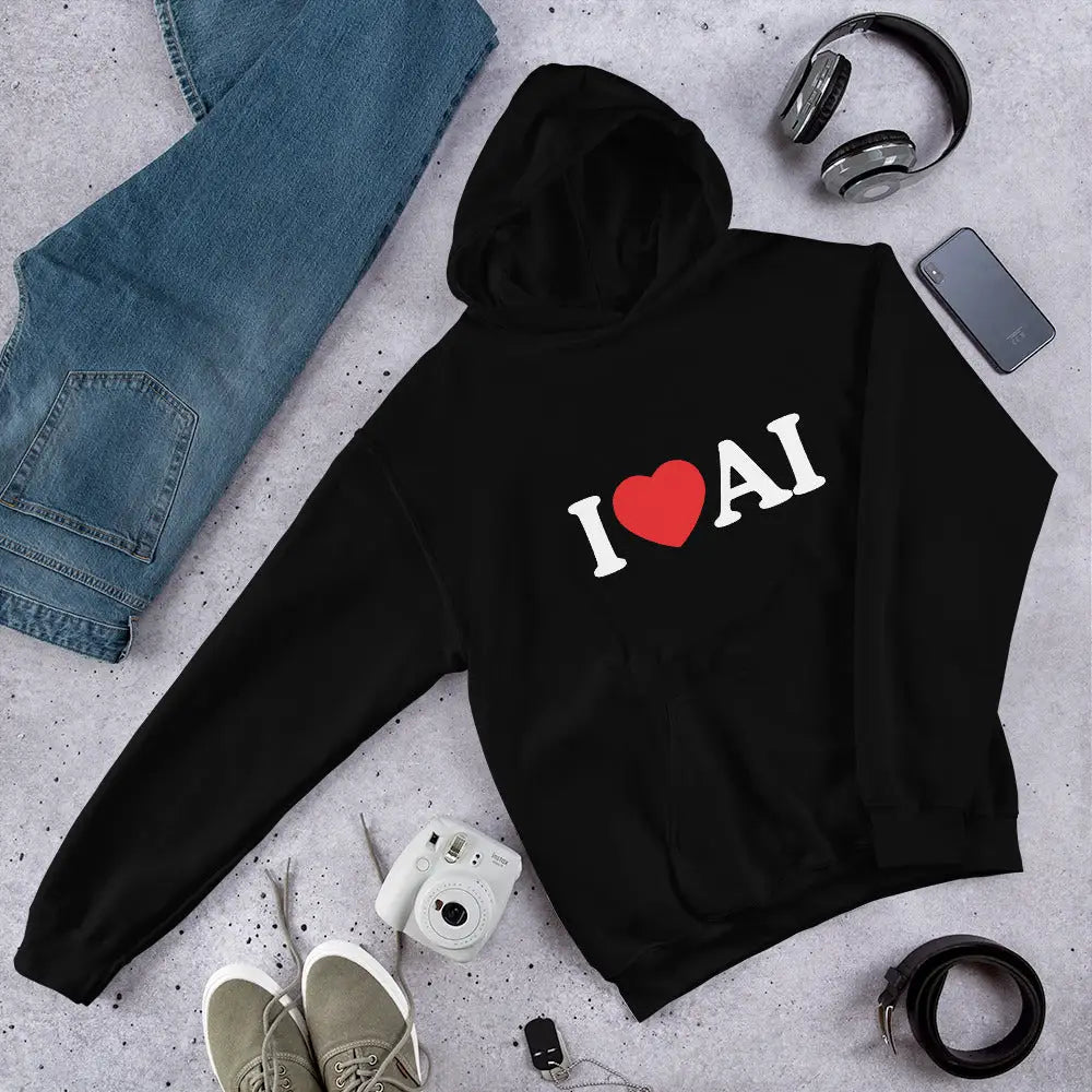 I Love AI Hoodie (unisex)