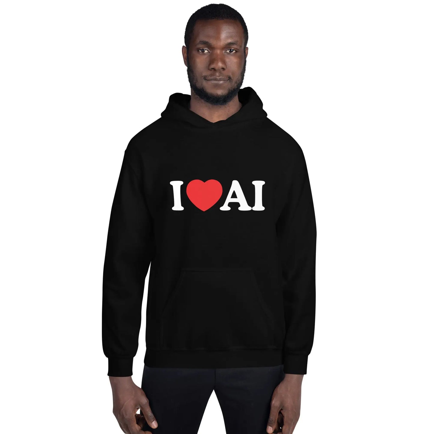 I Love AI Hoodie (unisex)