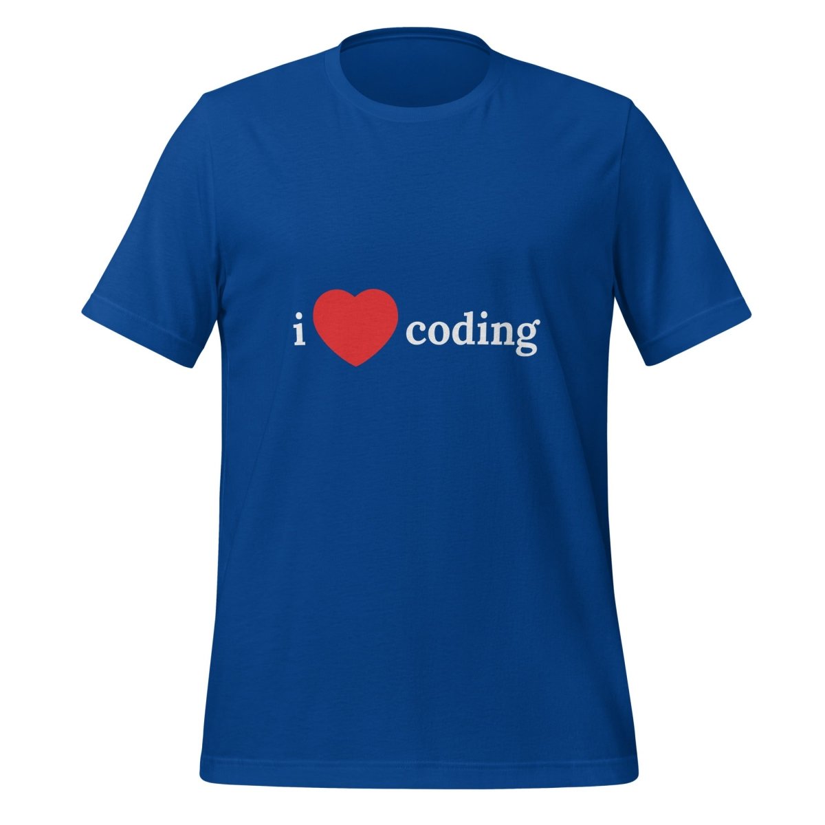 I Love Coding T - Shirt (unisex) - True Royal - AI Store