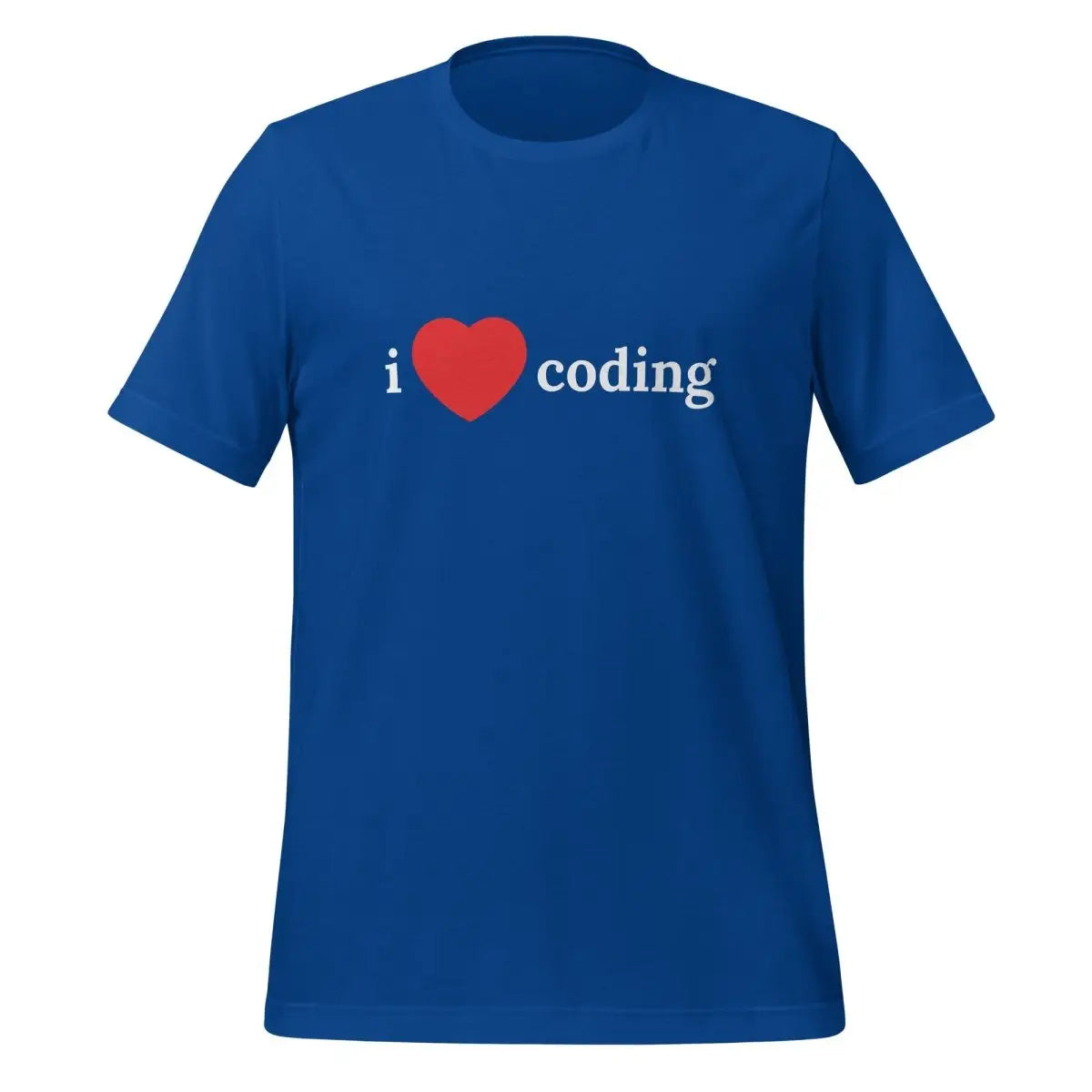 I Love Coding T-Shirt (unisex) - True Royal / M