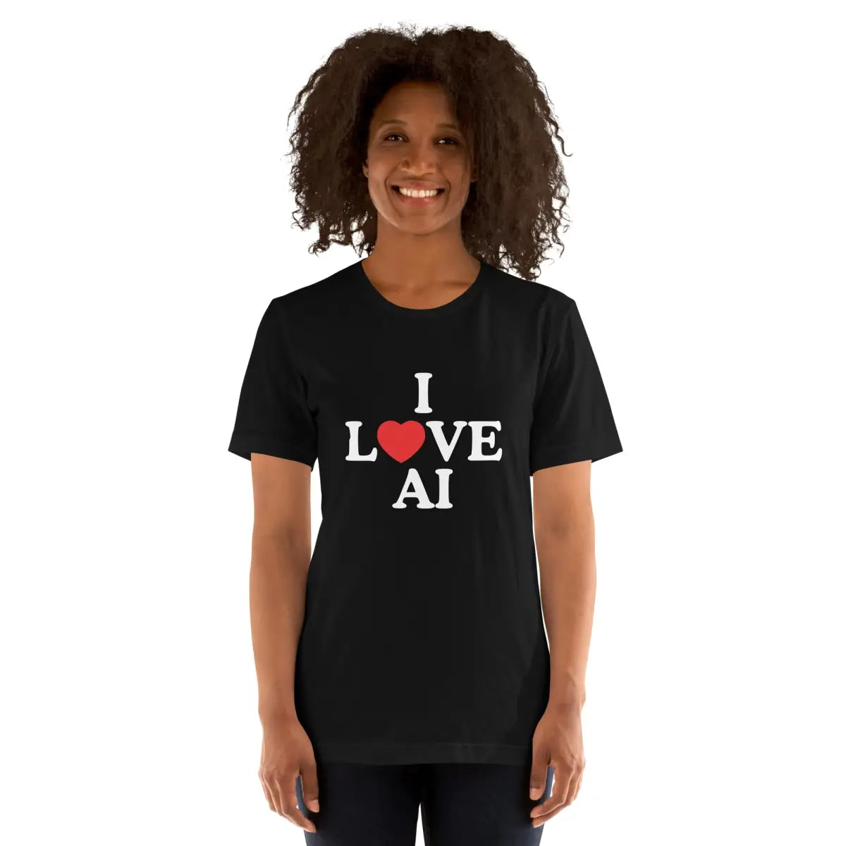 I Love Heart AI T-Shirt (unisex)