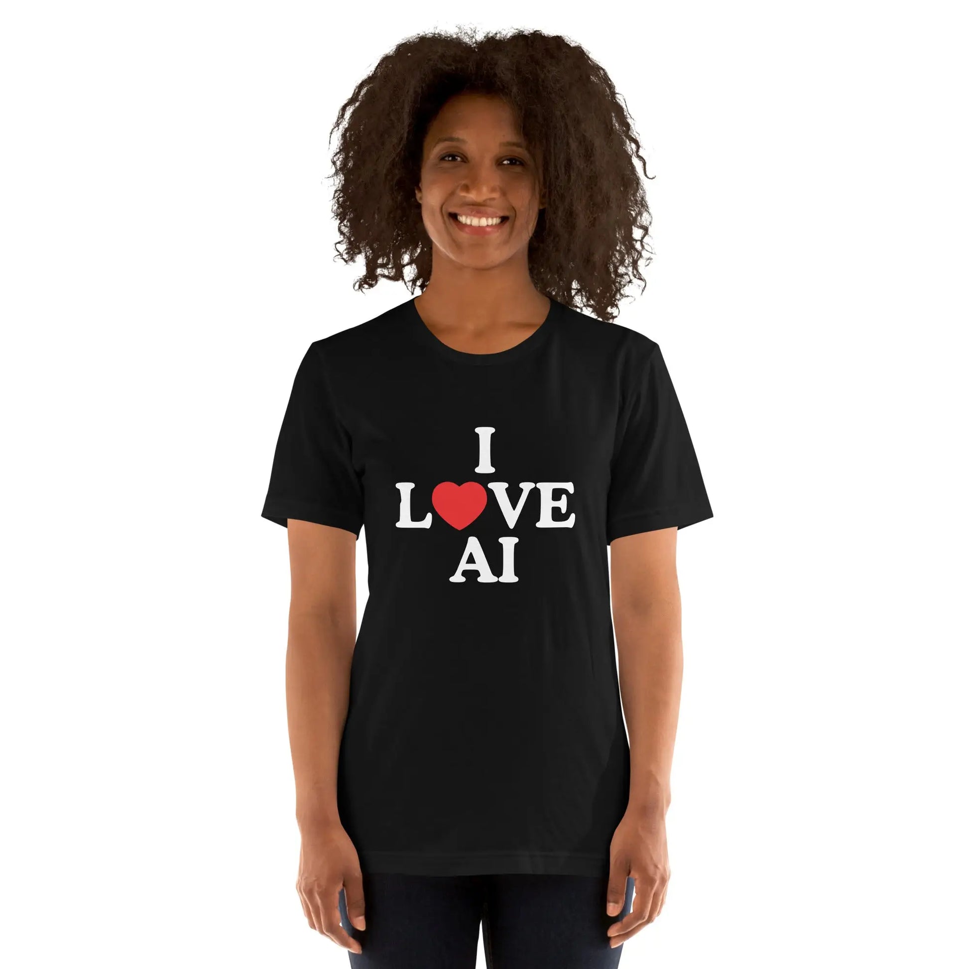 I Love Heart AI T-Shirt (unisex)