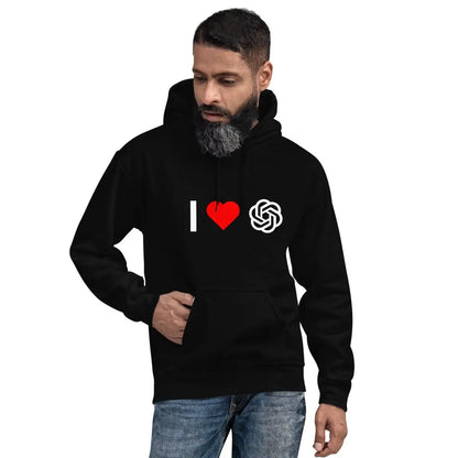 I Love OpenAI Hoodie (unisex)