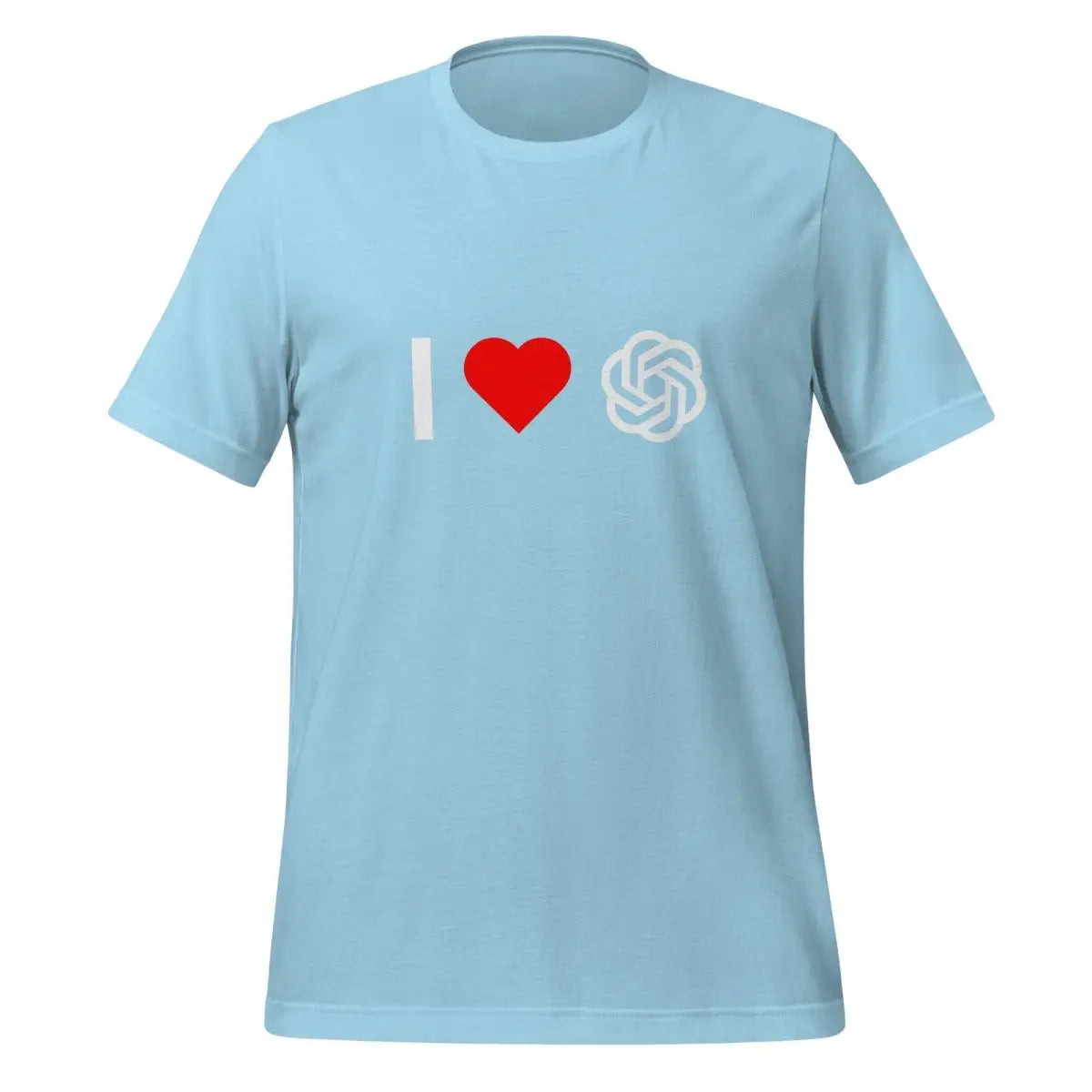 I Love OpenAI T-Shirt (unisex) - Ocean Blue / M