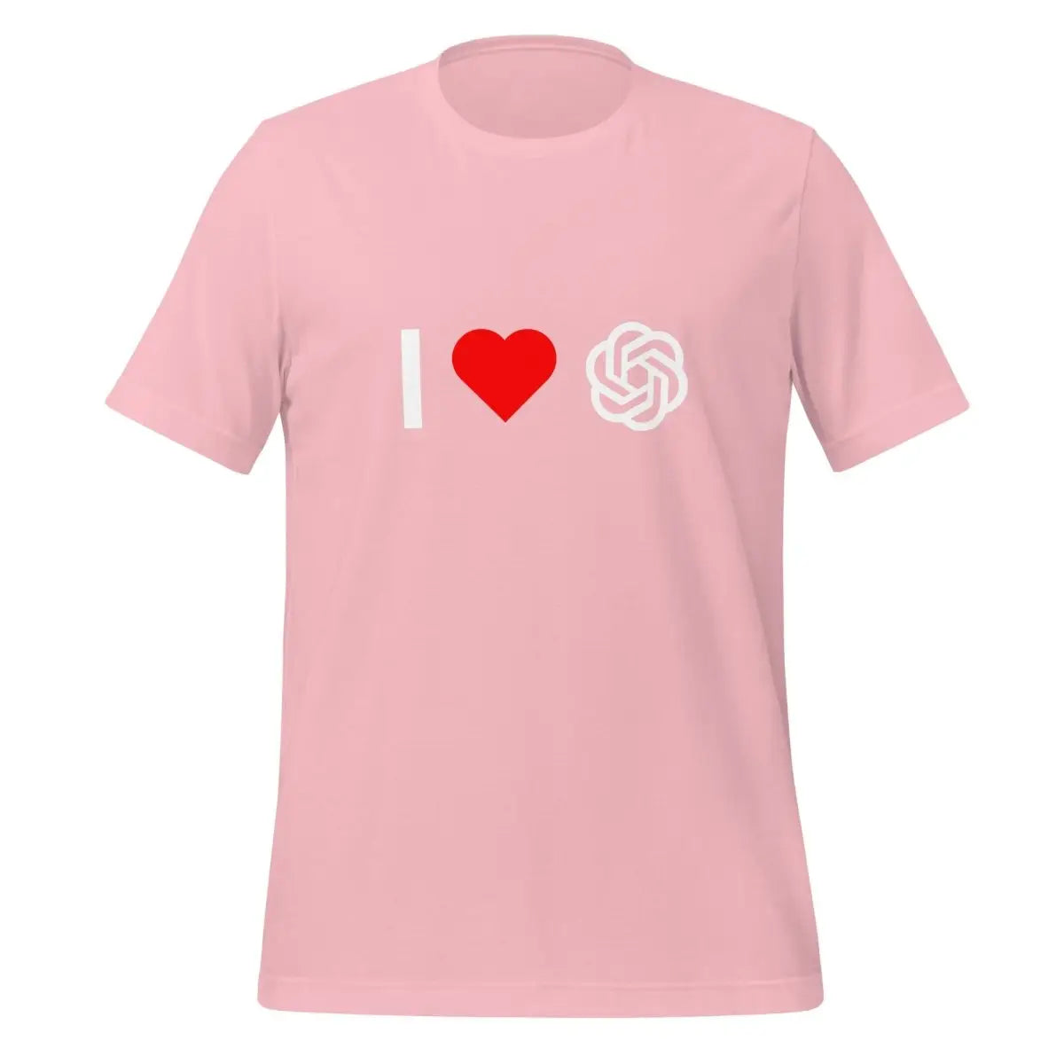 I Love OpenAI T-Shirt (unisex) - Pink / M