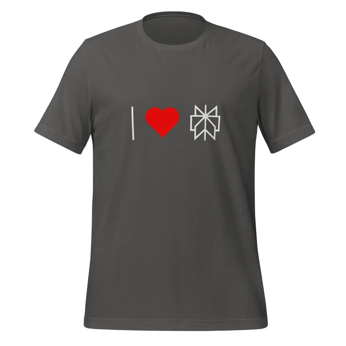 The i Love Perplexity T-shirt (unisex) Asphalt / m.