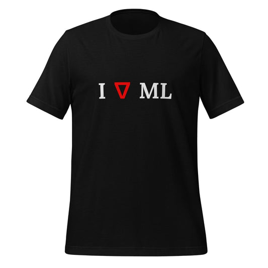 I Nabla ML T-Shirt (unisex) - Black - AI Store