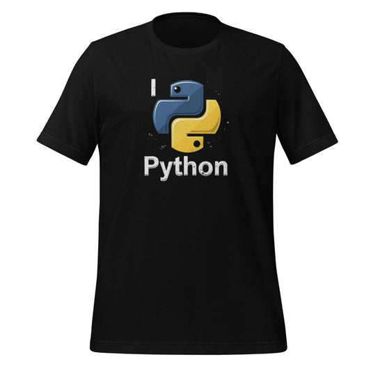 I Python T-Shirt (unisex) - Black - AI Store