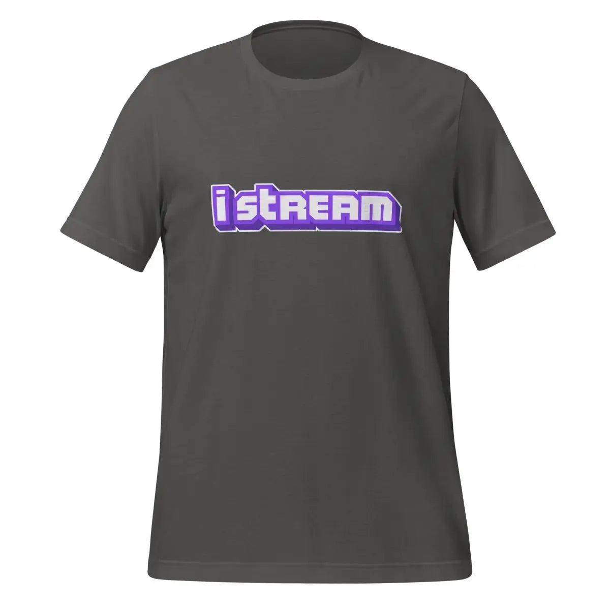 I Stream Gamer T-Shirt (unisex) - Asphalt / M