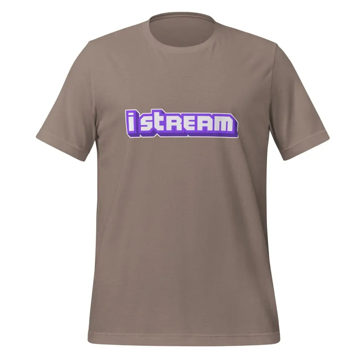 I Stream Gamer T-Shirt (unisex) - Pebble / M