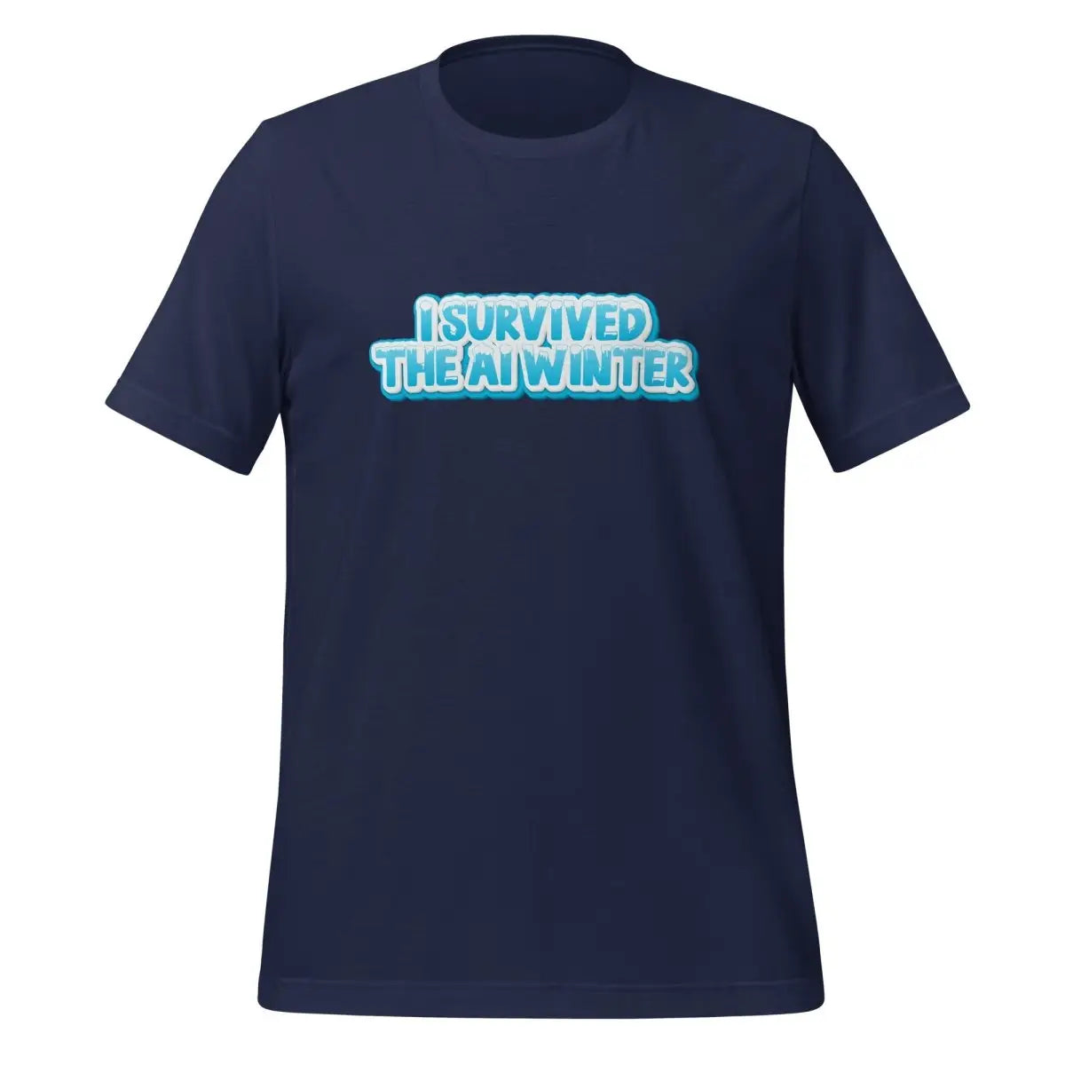 I Survived the AI Winter T-Shirt (unisex) - Navy / M