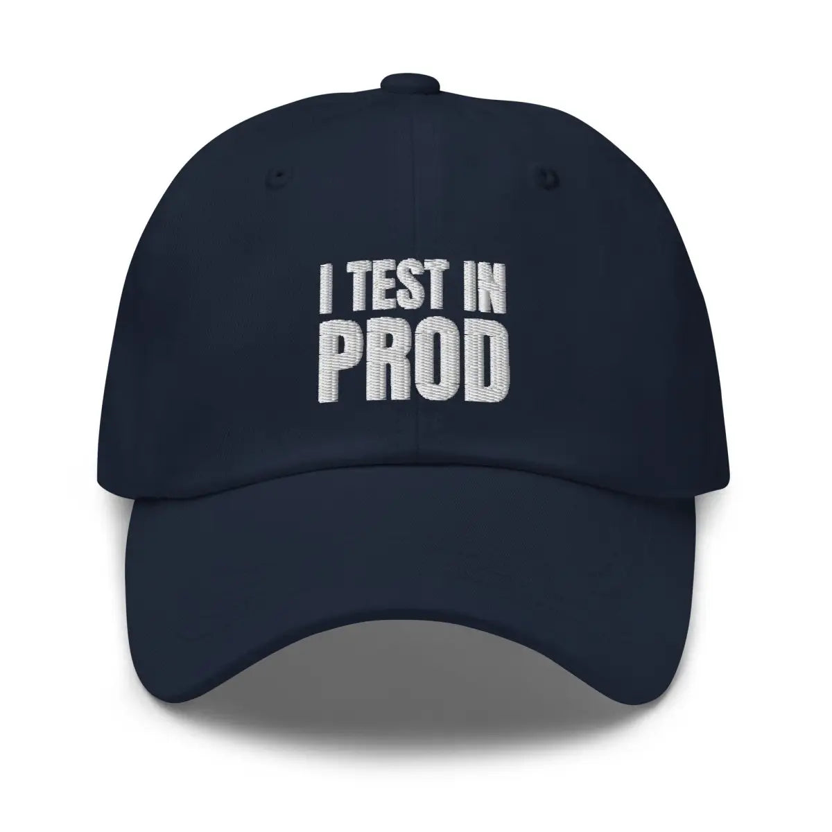 I Test in Prod Cap - Navy