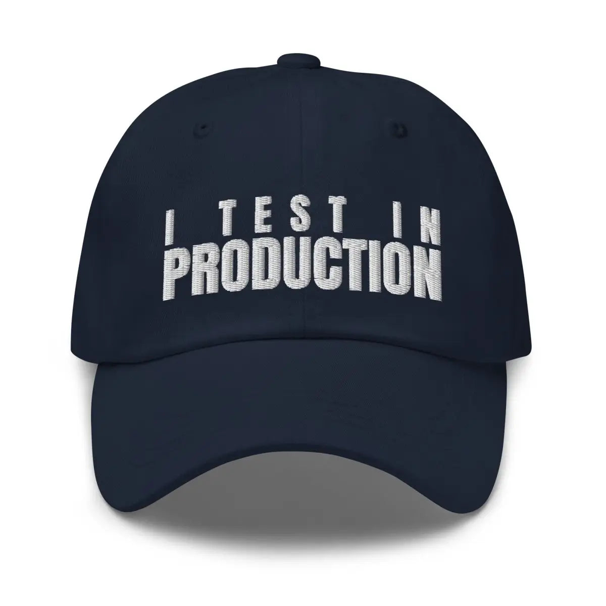 I Test in Production Cap - Navy