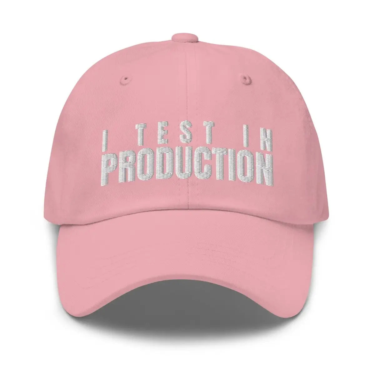 I Test in Production Cap - Pink