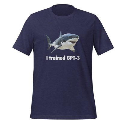 I trained GPT - 3 T - Shirt (unisex) - Heather Midnight Navy - AI Store