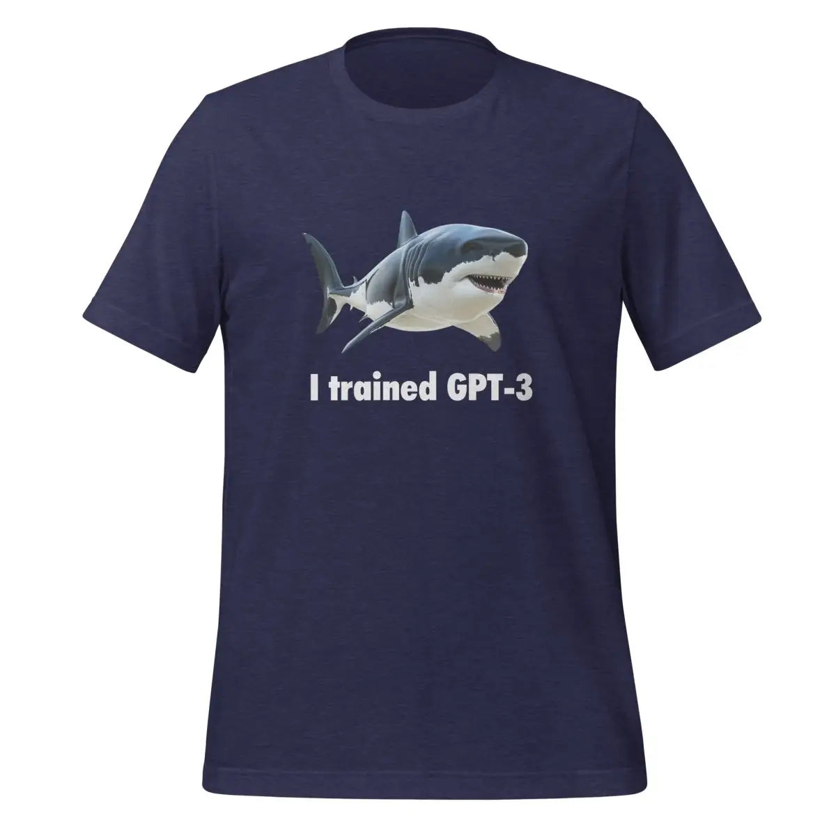 I trained GPT-3 T-Shirt (unisex) - Heather Midnight Navy / M