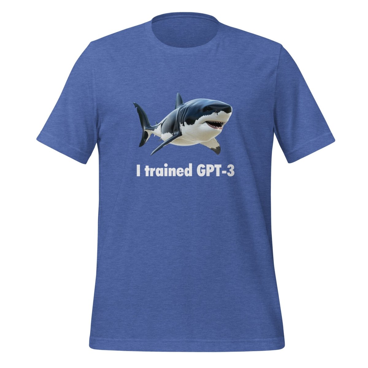 I trained GPT - 3 T - Shirt (unisex) - Heather True Royal - AI Store